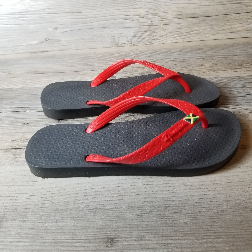 Ipanema Jamaican Flag Flip Flop Sandal